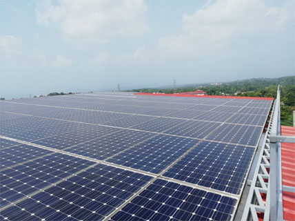 100 KWP On Grid Solar System